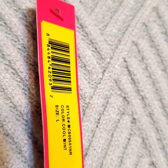 Catherine Malandrino Cool Mint Crew Neck Sweater, Size Large - Picture 3 of 5